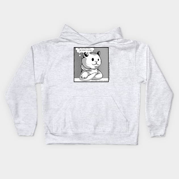 British Shorthair Cat Kids Hoodie by Lumio Gifts